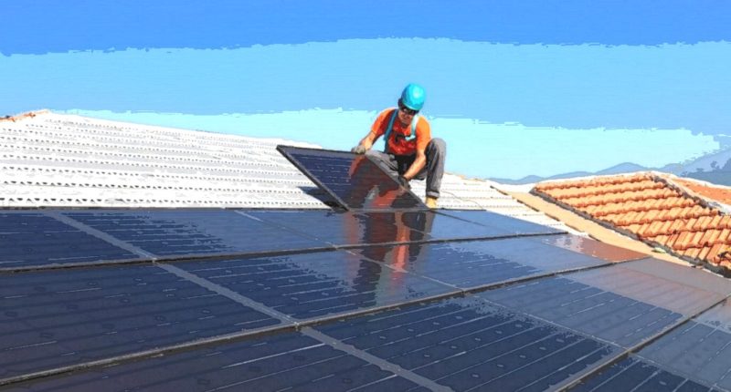 uchytenie solarnych panelov na strechu