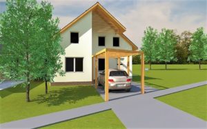 Ekodom pohľad spredu