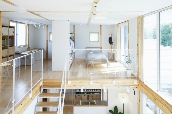 minimalisticky loft dom