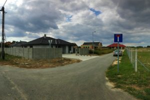 Nová štvrť v Rajke, pohľad 1