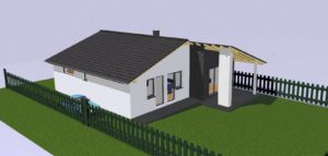 Projekt vizualizácia, bungalov