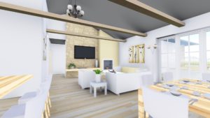 Projekt vizualizácia, Moderný bungalov