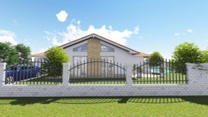 Projekt vizualizácia, Moderný bungalov