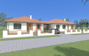 Projekt vizualizácia, bungalovy