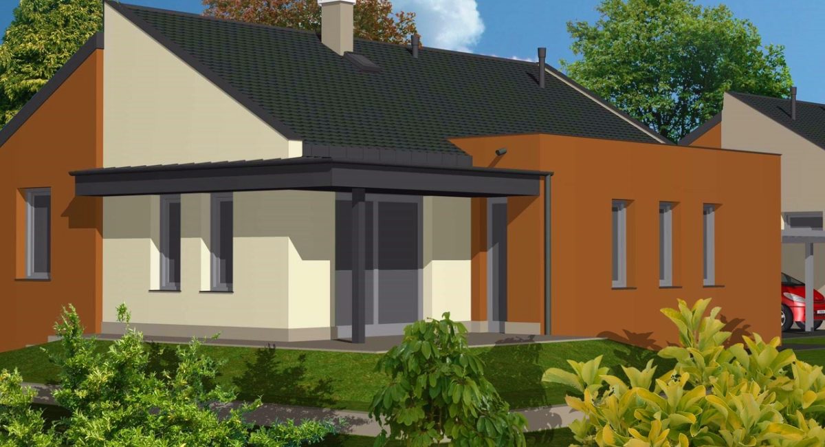 Project vizualization of bungalow house type 3