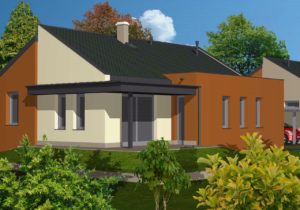 Projekt vizualizácia, bungalov 3