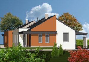 Projekt vizualizácia, bungalov 3