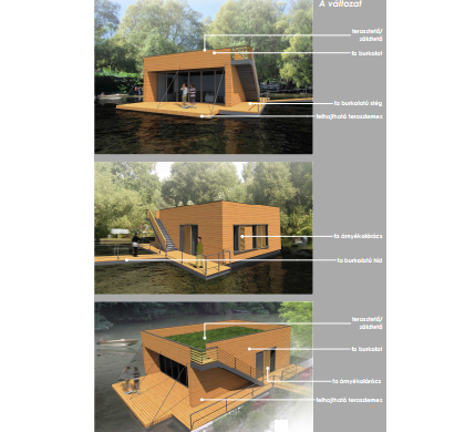houseboat projekt vizualizácia
