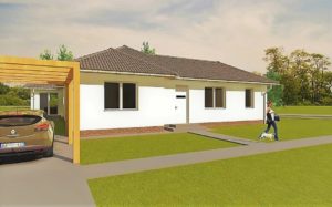 Projekt vizualizácia, maly bungalov