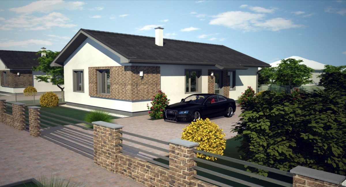 Projekt vizualizácia, bungalov