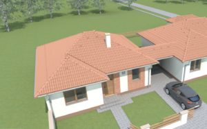 vizualizácia, maly dom duplo B