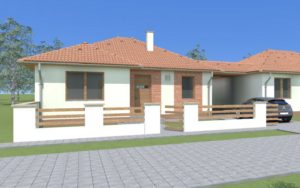 vizualizácia, maly dom duplo B